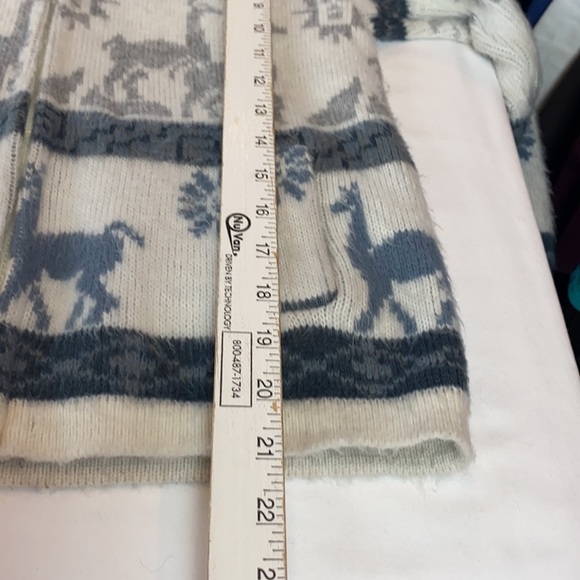 ANDINGS Artesani llamas Wool Full zip hoodie (8 boys) - Picture 5 of 5